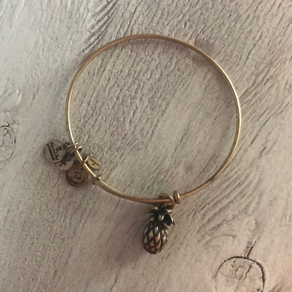 Alex and Ani Jewelry - Alex & Ani Pineapple Charm Bracelet Alex and Ani Jewelry - Alex & Ani Pineapple Charm Bracelet